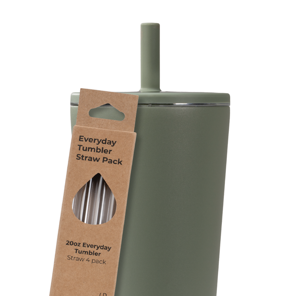 Tumbler Straws 4 Pack 20oz - Water Companion