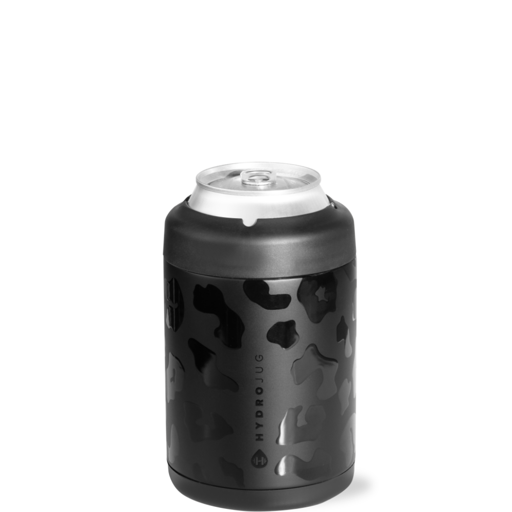 Black Leopard Can Cooler 12oz