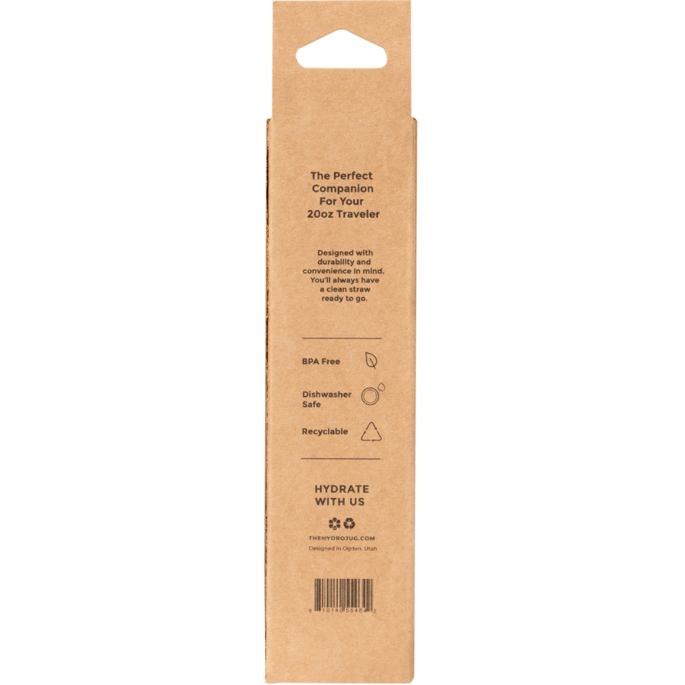20oz Traveler Straws - Water for Routines